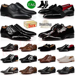 2024 Designer Bottoms Casual Men Red Dress Shoes Business Wedding Low Original Slip-Ons Platform Sneakers Trainers Lace-ups Oxfords Loafers Vintage Luxury Size 50