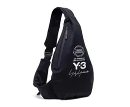 Y3 schwarze Crossbody Bag Knight Signature Models Yohj I Männer und Frauen Chest Bag Schulter -Rucksack6706486