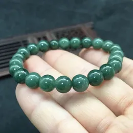 Natural Burma Jadeit -Armbänder Drop Shipping Luck Amulett Liebhaber Jade Steinarmbänder für Frauen und Männer Geschenk 240529