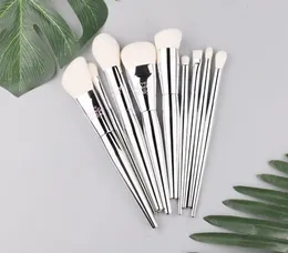 9pcs/Set Makeup brushes Set Foundation Blusher Bronzer sculpting Highlighter Eye shadow eyebrow Make up brush cosmetic beauty 240529