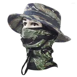 Cappelli ciclistici tattici balaclava bici da esterno copertina dell'esercito militare maschera a faccia da caccia Cappello camuffato
