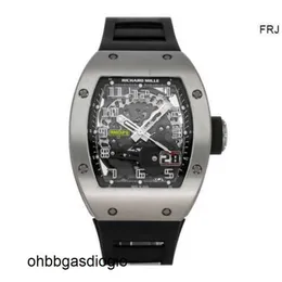 RM Richamills Watch Milles Szwajcarskie mechaniczne na rękę RM029 Grand Date Auto 48 mm Titane Montre Hommes Ti Big RJ