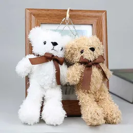 Chaves de pelúcia 20 cm Kawaii urso de pelúcia Pingente de brinquedo Chaveiro cheio de animais macio de bens de boneca de boneca de boneca de crianças e presente de dia dos namorados S2452803