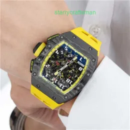 RichAmills tittar på RM Tourbillon Wristwatch Sports Watch RM011 NTPT Global Limited Edition 50 Herr Fashion Leisure Business Sports Timing Mechanical Wristwatch W
