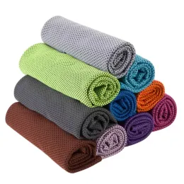 Double Layer Ice Cold Sport Towel Cooling Summer Anti Sunstroke Sports Exercise Cool Quick Dry Soft Breathable Cooling Towel 10 Colors FY8734