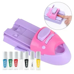 DIY Digital Nail Art Printer Set Muster Druckdrucken Stamper Maniküre Ausrüstung Nägel Airbrush -Kompressor Airbrush -Nagel