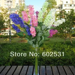 장식용 꽃 SPR 50pcs/로트 인공 실크 수국 공 5 헤더 히아신스 웨딩 꽃가 6 색상 사용 가능