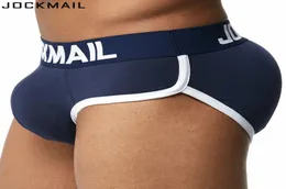 Jockmail Brand Enhing Mens Mens Underwear Briefsセクシーバルジゲイペニスパッドフロントマジックバット