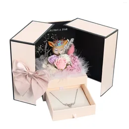 Сумки для хранения Дня святого Валентина Perferct Gired Gift Rose Soap Soap Flower Box Инновационный подарок для подарков