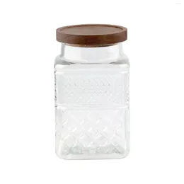 Bottiglie di stoccaggio jar in vetro jar del coperchio sigillato tè snack di grande capacità bicchieri di bevande acriliche da 16 once
