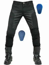 Мотоциклетная одежда Мужчины езды на брюках с 4 x CE Armor Silica Gel Pads Mesh Moto Jeans для мотокросса гонок на велосипеде Dirt Bike ATV UTV