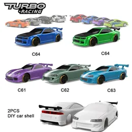 Turbo Racing 1 76 RC Car C61 C62 C63 C64 rc drift car with Gyroscope C71 C72 C73 C74 C75 Flat Running Toys for Kids and Adults 240528