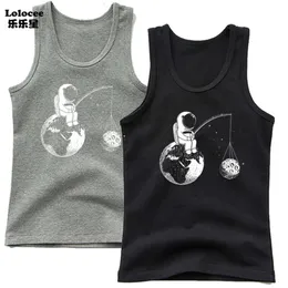 2023 Baby Boys Space Rocket Tanps Tops Neue Mode Kinder Tees Kinder Sommer Ärmel und T-Shirt