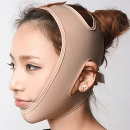 Elastisk ansikte bantning Bandage v Line Shaper Women Chin Cheek Lyft upp bältet Massager Rem Skinvård Verktyg Skönhet 240528