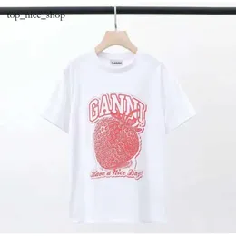 Ganny T Shirt 2024 Designer T Shirt Summer Funny Fruit Print Women Tshirt Tee Men High Quality Cheap Wholesale 3180