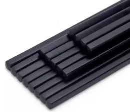 50pairs Chinese Chopsticks Black Melamine Chopstick Restaurant Dinner Chopsticks Scrub Black DH9442 42 ZZ