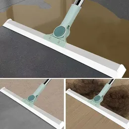 Washable Soft Silicone Floor Squeegee Detachable Floor Cleaning Scraper For Toilet Washroom
