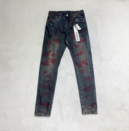 jeans marchi viola designer maschili jeans di alta qualità jeans jeans cool designer designer biker deep jean slim fit rosso stampa rossa jeans alla moda di moda alla moda 29-40