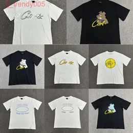 メンズTシャツシッププリントTシャツファッションヒップホップY2Kレジャーデーモンアイランド半袖メンズアンドレディースファッションブランドコットンデビルTシャツストリートスポーツ服ng