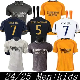 24 25 Bellingham Vini Jr piłka nożna Mbappe Tchouameni Valverde Camavinga Football Shirt Real Madrids Luka Modric Rodrygo Maillot de Foot Men Kit Kit Kit