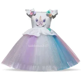 新しい素敵な女の赤ちゃんファッションフラワープリンセスドレスかわいいキッズパーティーウェディングドレスペティスカート