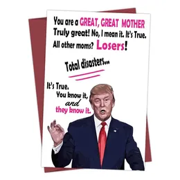 Gift Cards 1pc Funny Birthday Card For Mom Creative Trump Mothers Day Card Greetings Funny Mothers Day Card Thank You Card Gift Card d240529