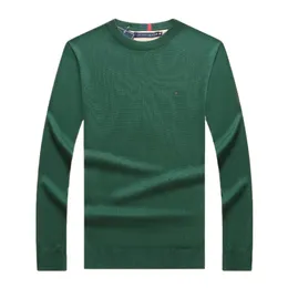 2024 고품질의 남자 패션 디자이너 스웨터 롱 슬리브 스웨터 캐주얼 스타일 레트로 자수 가을과 겨울 남자 둥근 목 스웨터 풀오버 스웨트 셔츠