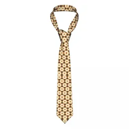 Neck Ties Customized Orla Kiely Multi Dry Neck Tie for Mens Classic Retro Geometry Scandi Silk Wedding Necklace Q240528