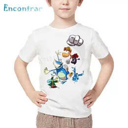 Camisetas meninos desenho animado rayman legends aventuras jogo tam camise