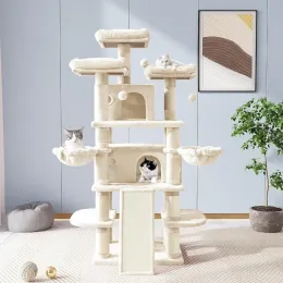 Yaheetech Beige Plush Rattan Cat Tree Jysk Condo 29.5in From Dhbeauty001 81.71 DHgate.Com