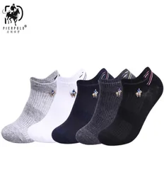 5 çift yaz örgü nefes alabilen pamuk çoraplar erkekler için siyah beyaz saf renkli spor erkekler çoraplar ince stil sokken iskelesi polo 2019 cj2733706