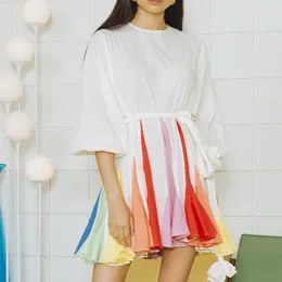 Traf Summer Dress Women Clothing Ladies Kawaii Korean modeklänningar Casual Sukienka Sexig Designer Toppies 19745 210712