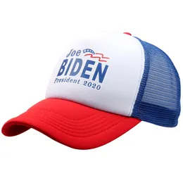 Joe Biden 2024 Capéu de tampa de caminhão líquido de verão com padrão de corações