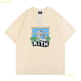 Streetwear Summer Kith T Shirt Men Designer Tshirt des Hommes Designer Shirt Mens T-Shirt Graphic Tee Shirt Maglietta da Uomo Camiseta H Ropa de Luxurious 714