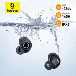 Baseus Ture Słuchawki 48DB Anitacja Bluetooth 53 Słuchawki 140H IPX6 Wodoodporny sport TWS Earbud 240529