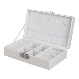 S Fashionjewelry Box for women Leather Jewelry Organizer Storage Display Jewellery Box Packaging Joyeros jo1663043
