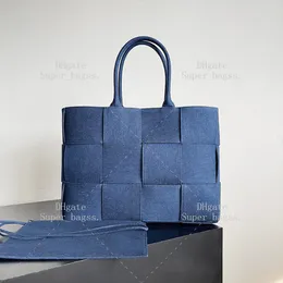20a lüks tasarımcı çantası 40cm keten tuval çanta büyük kapasiteli alışveriş çantası kutu ile kadın omuz çantası yb177v