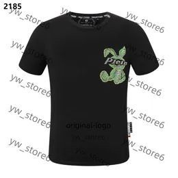 Plein Bear футболка Mens Designer Tshirts 1: 1 Производственные рубашки Человек Классические высококачественные хип -хоп -хлайт 100% хлопок Philipe Plain Room C7b2