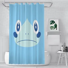 샤워 커튼 최소 소비블 개구리 애완 동물 애호가 방수 방수 패브릭 후크 홈 액세서리와 함께 재미있는 욕실 장식