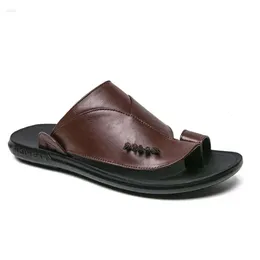 Dermis Summer Sandals Shoes S Beach Over Toe Plus Size Genuine Leather Flip Flops Men D Ermi Shoe Plu Flop 565 Sandal 327 Hoes Andals Umme cac ize hoe andal