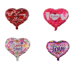 Palloncini a forma di cuore da 18 pollici Days Valentines Days I Love You in alluminio foglio di elio palloncini Decorazione per feste di nozze Balloon7211522