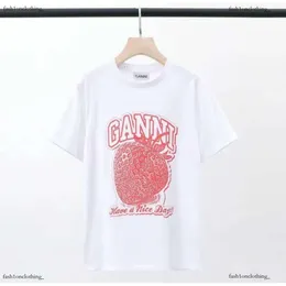 Ganny T Shirt 2024 Designer T Shirt Summer Funny Fruit Print Women Tshirt Tee Men High Quality Cheap Wholesale 4646