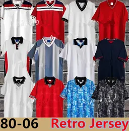 GASCOIGNE SOUTHGATE ENGLANDs Retro Soccer Jerseys 1990 96 Euro SHEARER OWEN 98 Kids Vintage Football shirts ROONEY GERRARD LAMPARD 2000 02 04 06 Classic Football Kit
