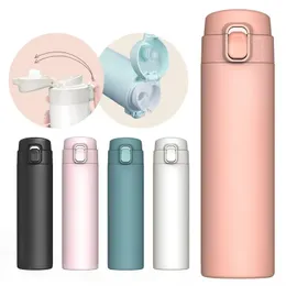 450ml ThermoM Water Bottle Bottle Stainless Isolles Vacuum Flasks Copo Mantenha o Flow and Canect Flash Car 240529