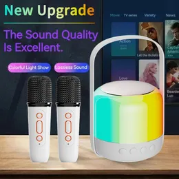 RGB Color LED أضواء Bluetooth 5.3 PA Sers Wireless Microphone Machanke Machin