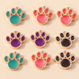 Novos pinças de pata de cão colorido para esmalte para pinças para brincos de braceletes artesanais de braceletes de braceletes