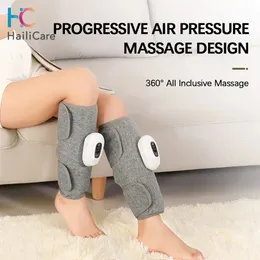 1pcs Electric Leg Massager Wireless Rechargeable Air Compression Calf Massage for Pain Relief Relax Muscles Health Care 240528