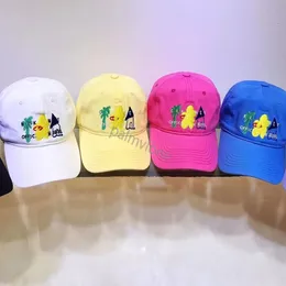 24 Designer hat women colorful embroidered cartoon hat Embroidered Baseball Cap Men Women hat Outdoor Trucker Hat Korean style