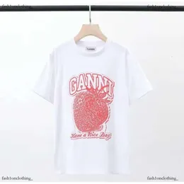 Ganny T Shirt 2024 Designer T Shirt Summer Funny Fruit Print Women Tshirt Tee Men High Quality Cheap Wholesale 8227