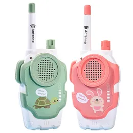 Kids Walkie Talkie Mini Phone Call Children Cartoon Talkie Walkie Long Range 2 Way Radio Interphone Boys Girls Birthday Gifts